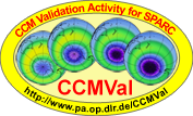 Chemistry Climate Model Validation Activity (CCMVal) Logo