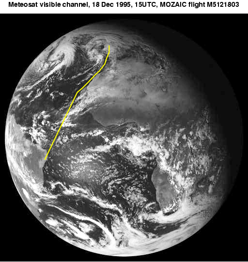 Meteosat, 18 Dec. 1995, 15 UTC